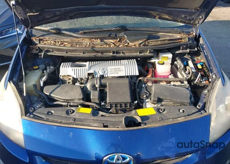 2011 Toyota Prius Three из США, поврежденный, VIN JTDKN3DU7B1391363